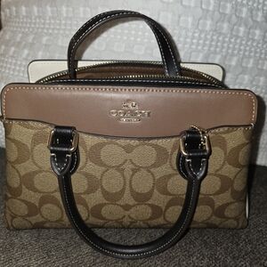 Coach Brown Signature Handbag